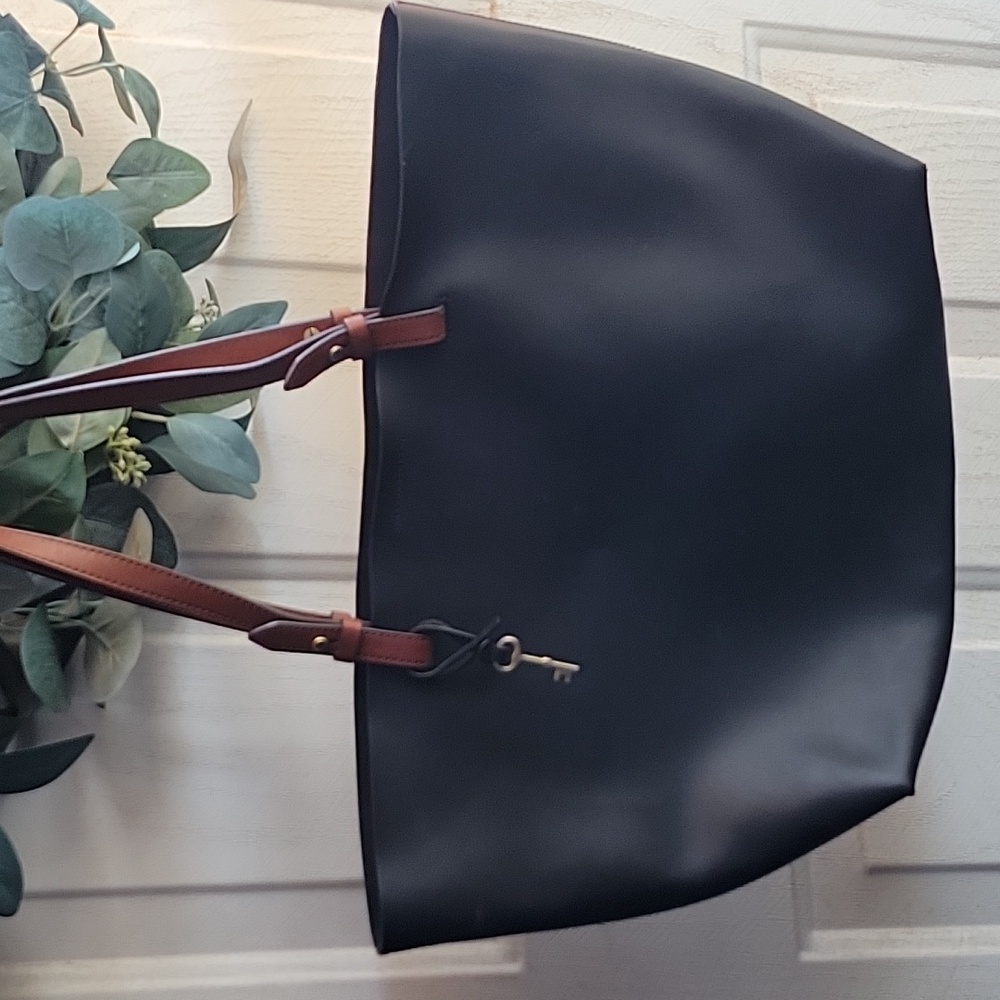 Black Fossil Tote